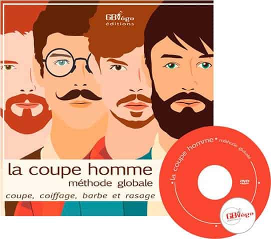 Formation pour apprendre à couper les cheveux et tailler les barbes des hommes. Livre et DVD par Culture Coiffure