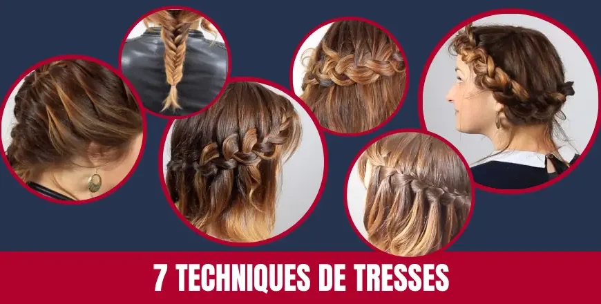 Illustration du cours de Coiffure sur le site www.culture-coiffure.fr pour apprendre à réaliser des tresses collées, des tresses en relief, des tresses épi et des couronnes.