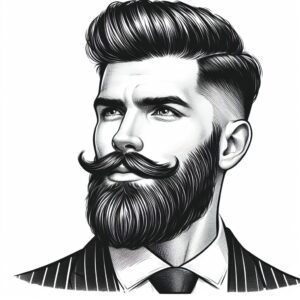 barbe et coupe de cheveux