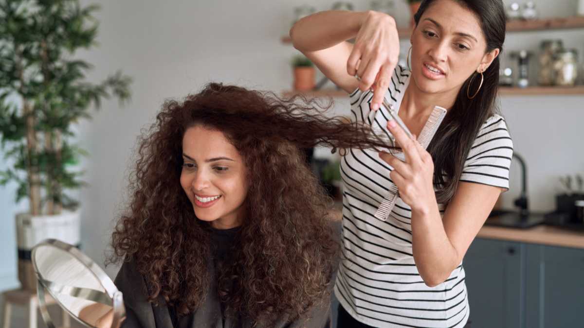 Routines pour les cheveux bouclés