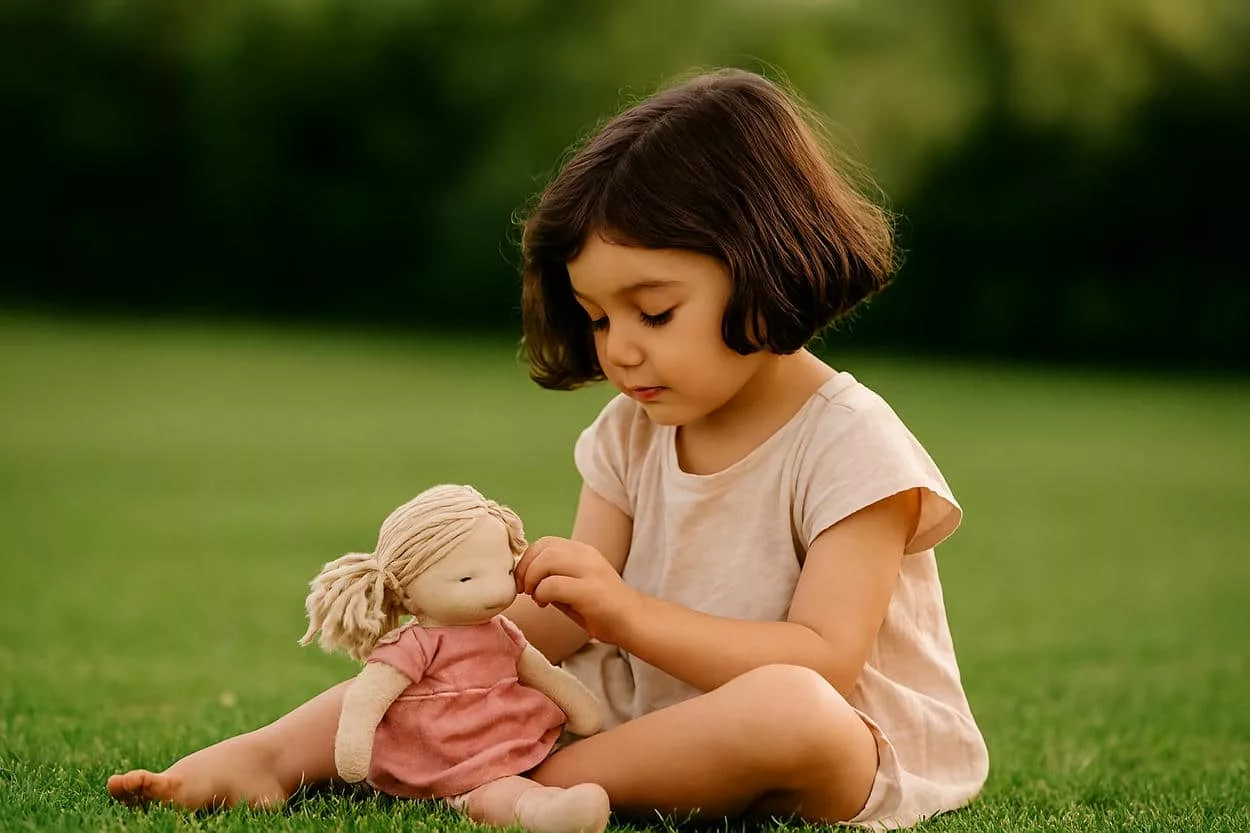 carré flou revisité coupe courte petite fille