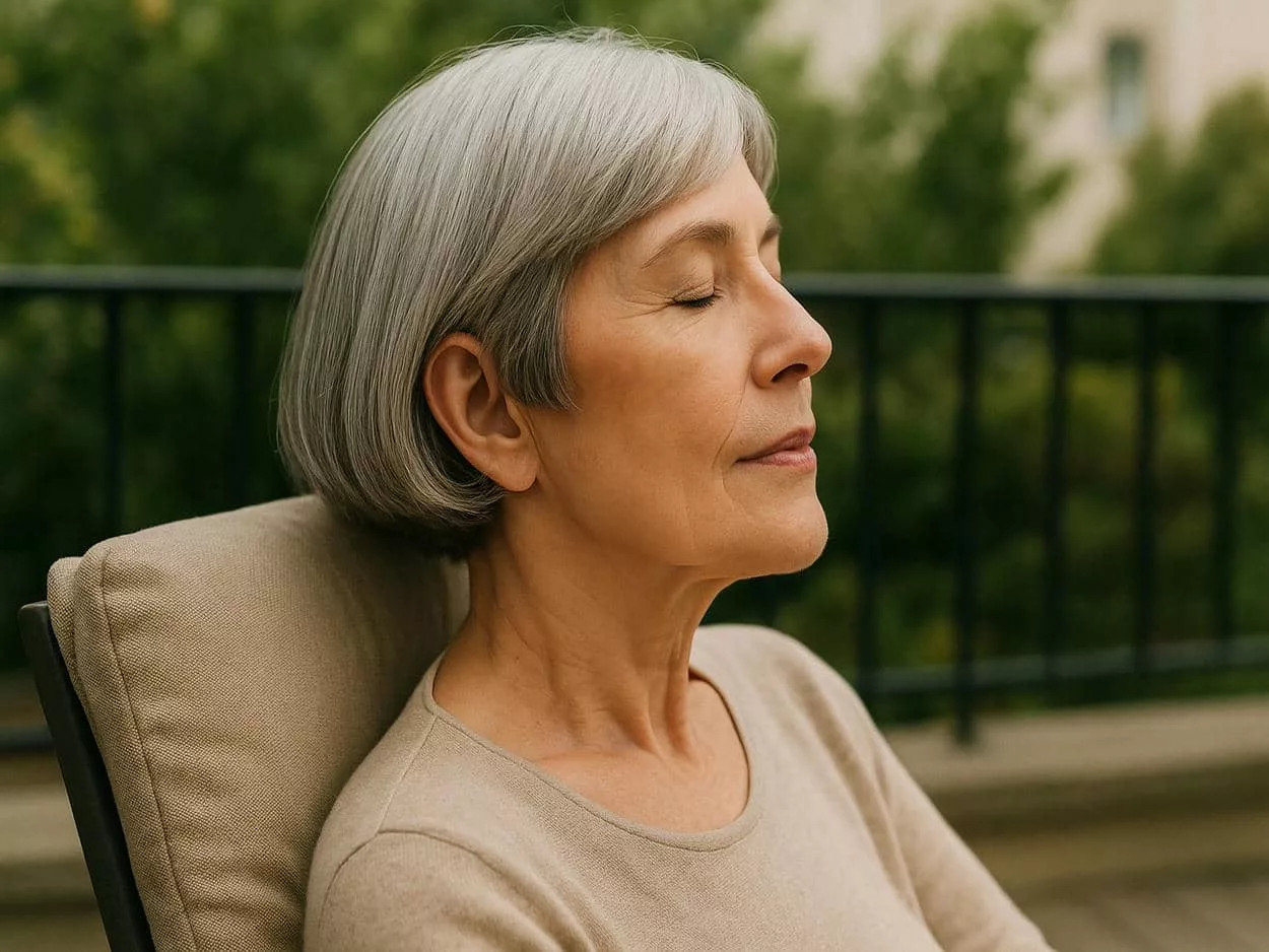 cheekbone bob femme mature