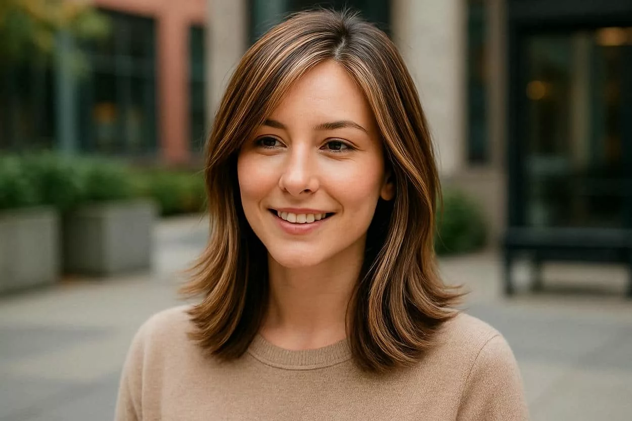 dégradé cheveux fins balayage