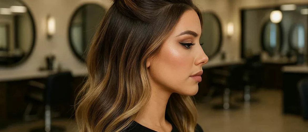 half up salon