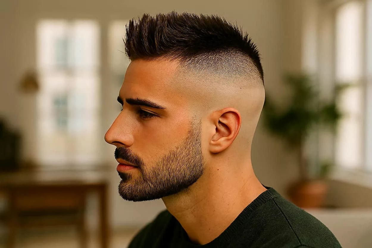 High & Tight texturé-crewcut texturé