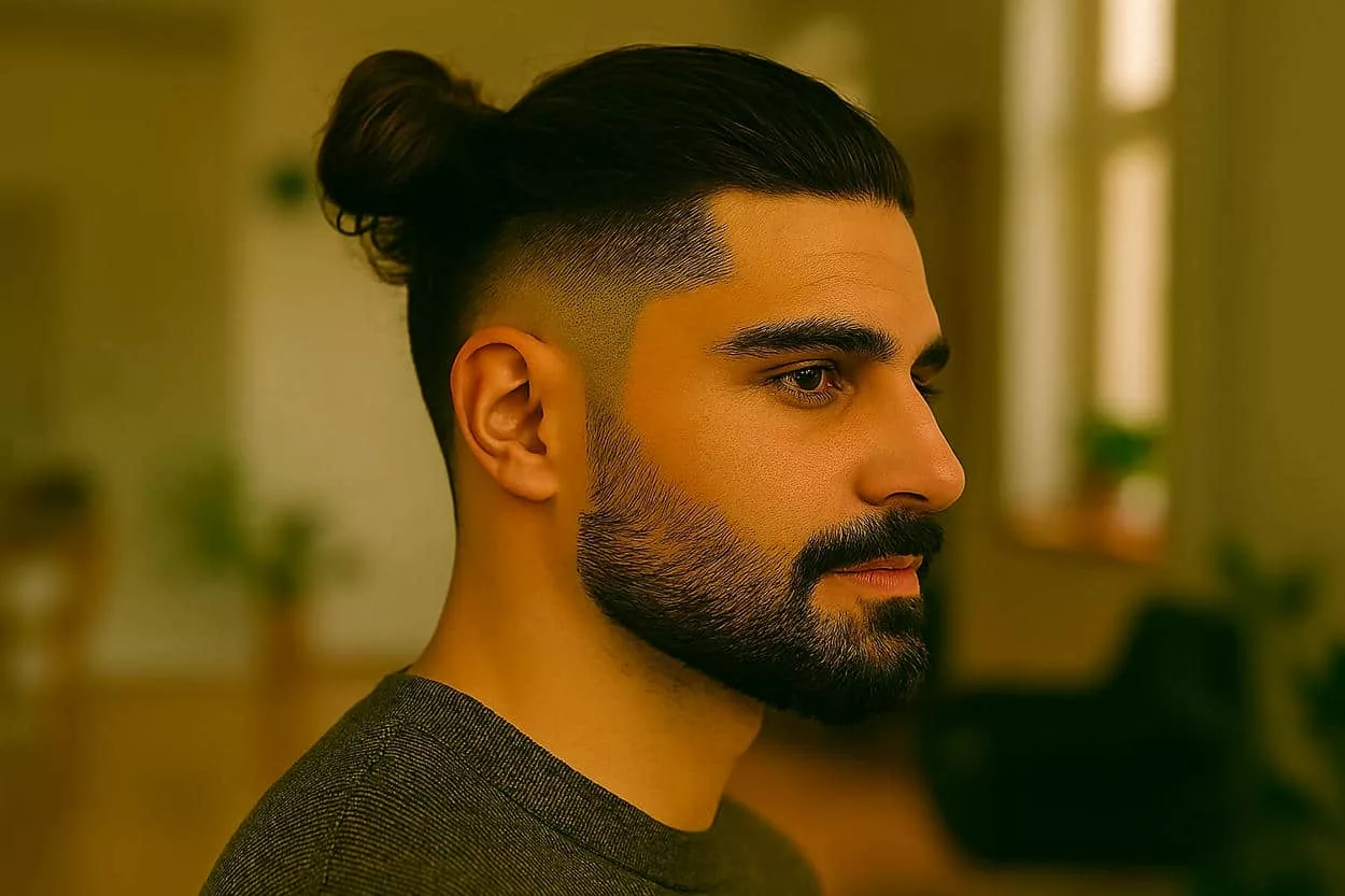 autre tapered bas sur cheveux longs