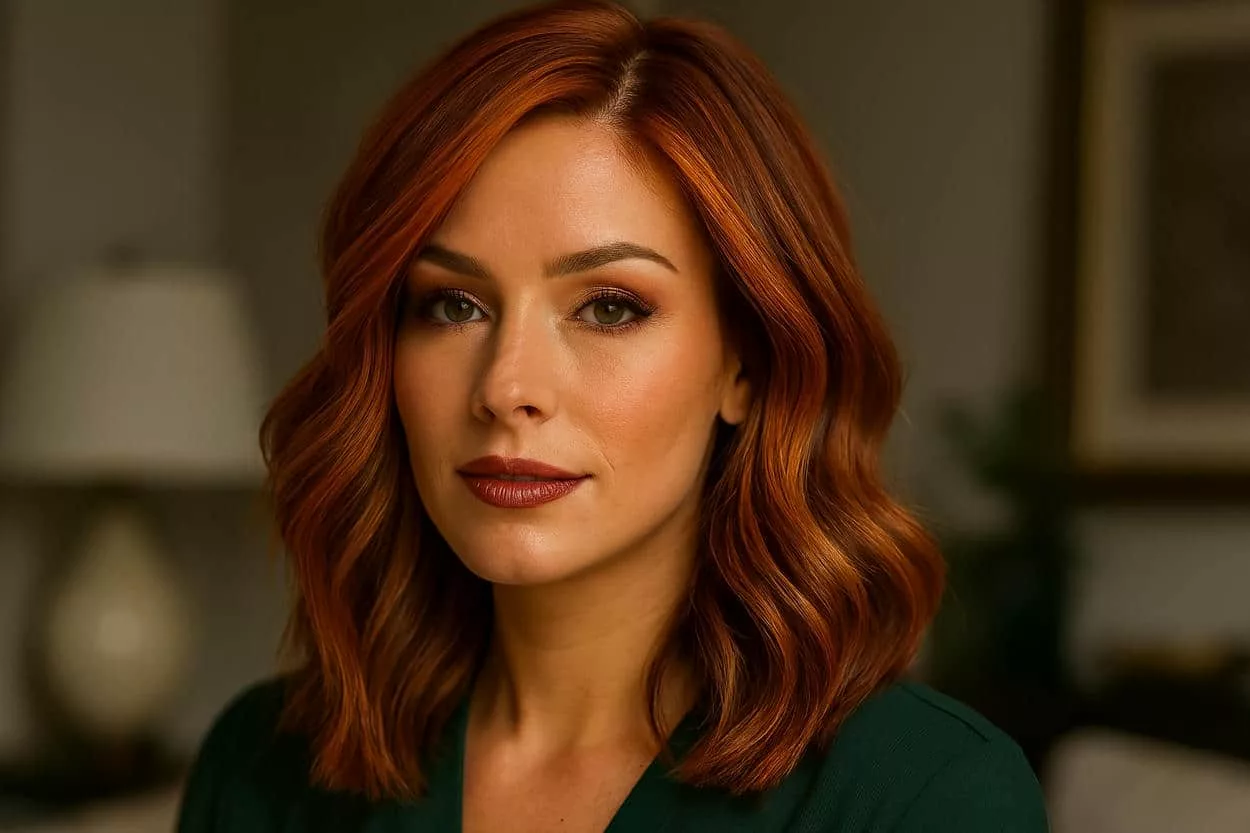 balayage cayenne copper