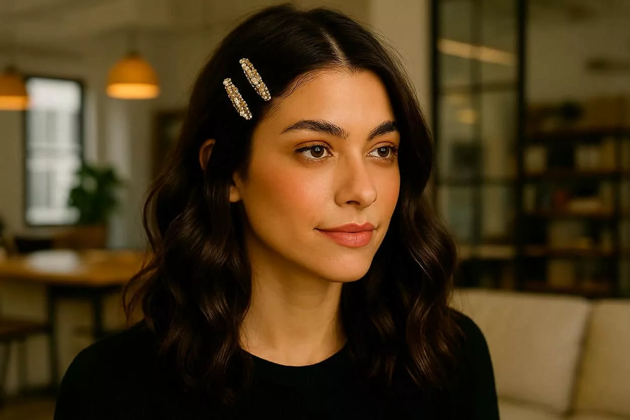 barrettes scintillantes