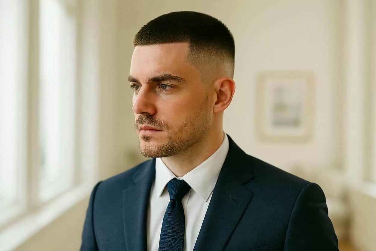 buzz cut dégradé