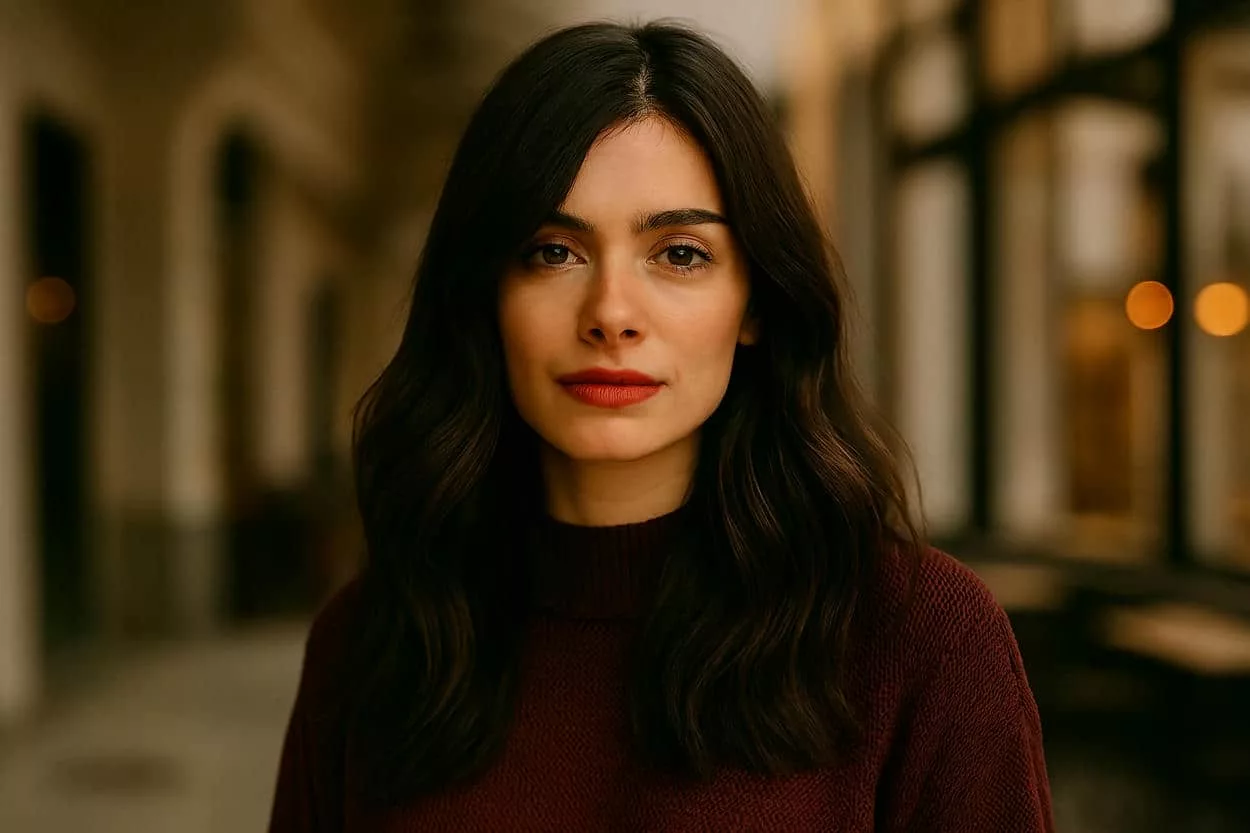 dégradé subtil cheveux longs