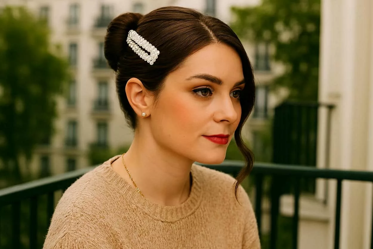 raie côté barrette