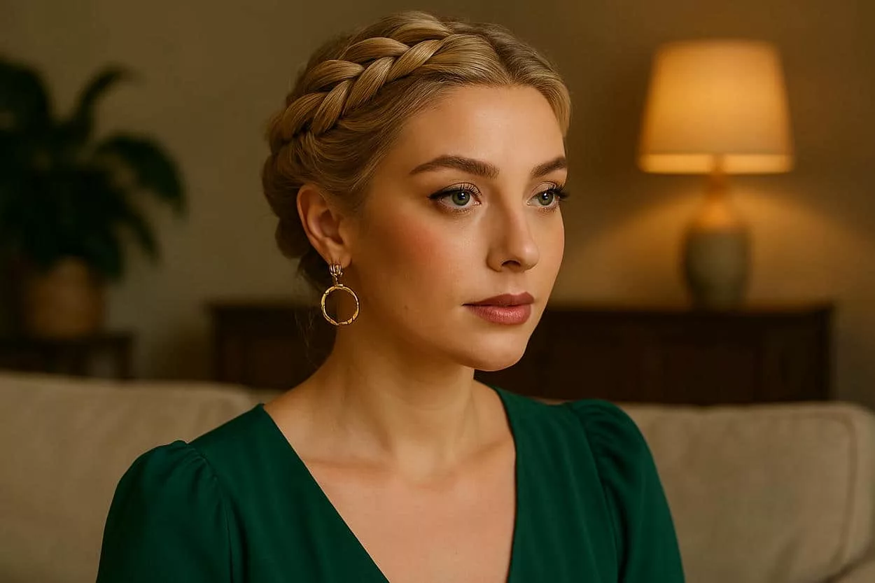 tresses laitières femme blonde