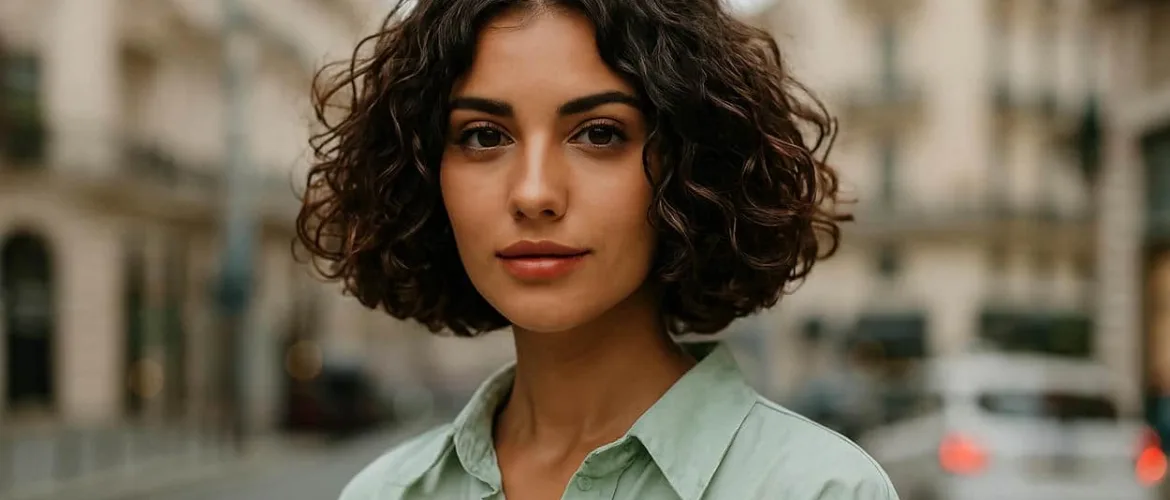 carré italien bouclé