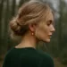 chignon bas flou