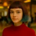 contraste coloré - micro-bob avec frange
