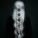 tresse blanche halloween