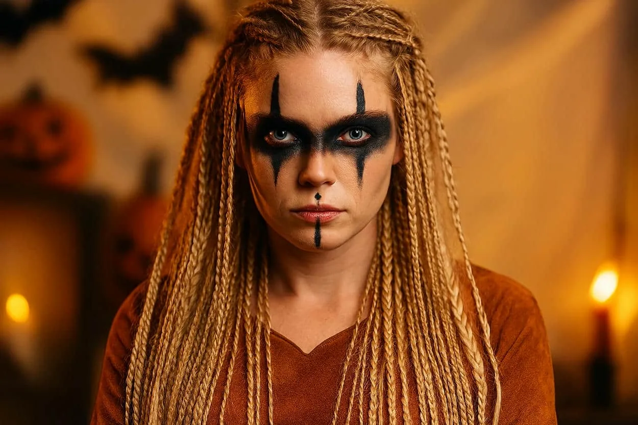 tresses viking cheveux fins