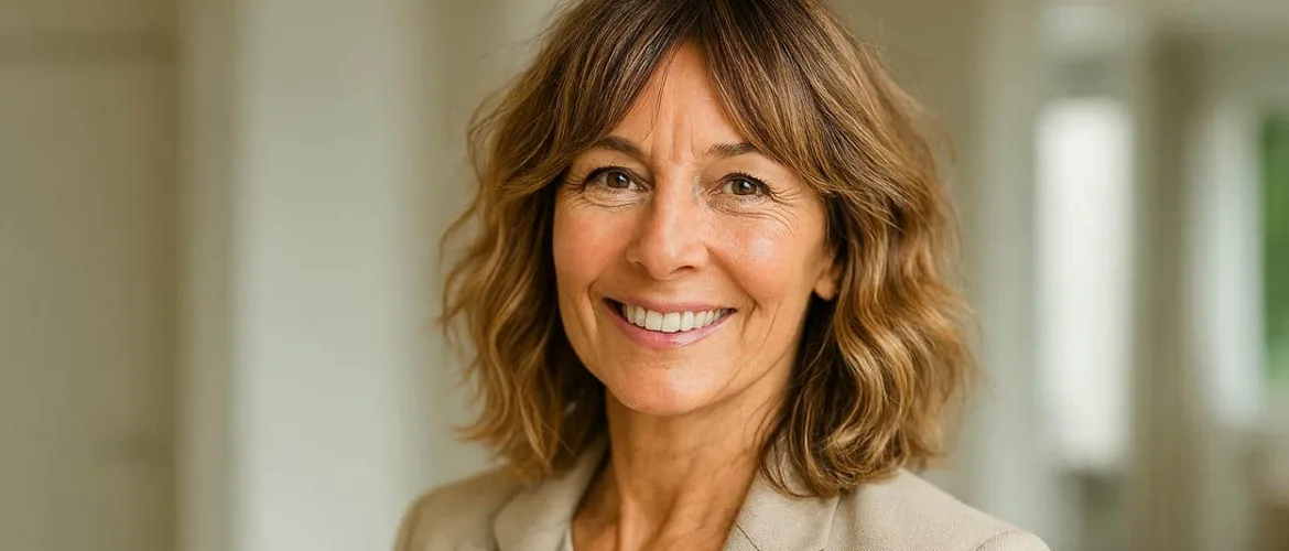 Boho lob femmes 50 ans