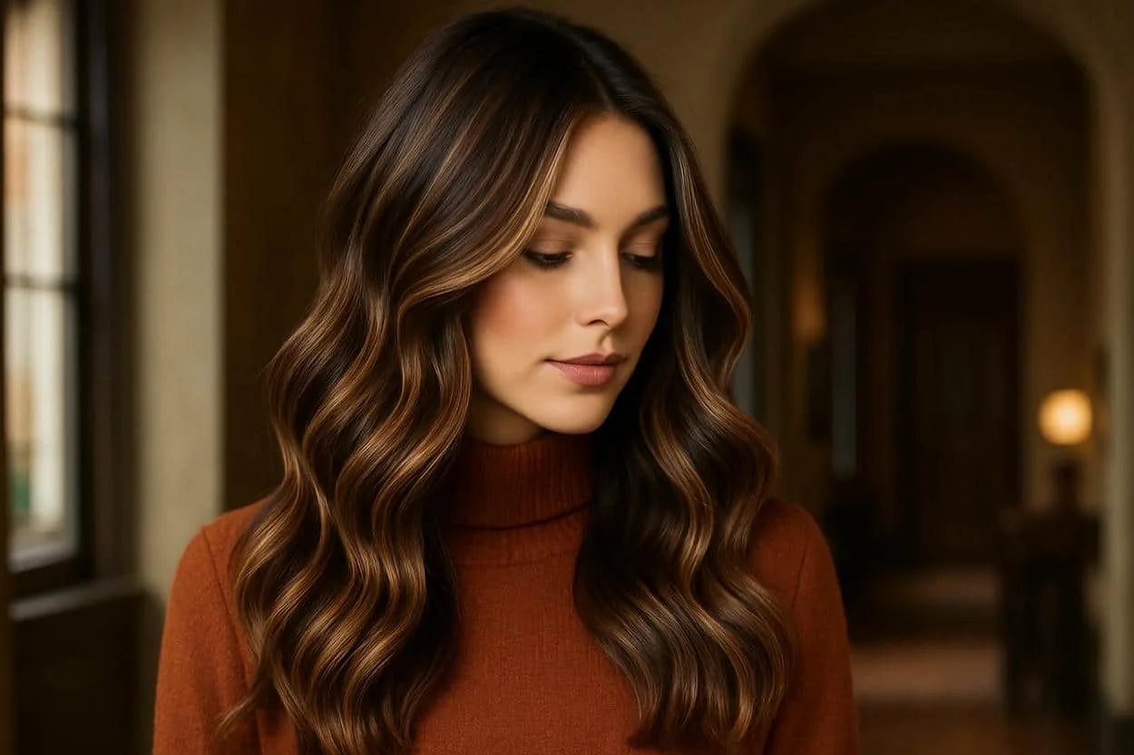 balayage châtain