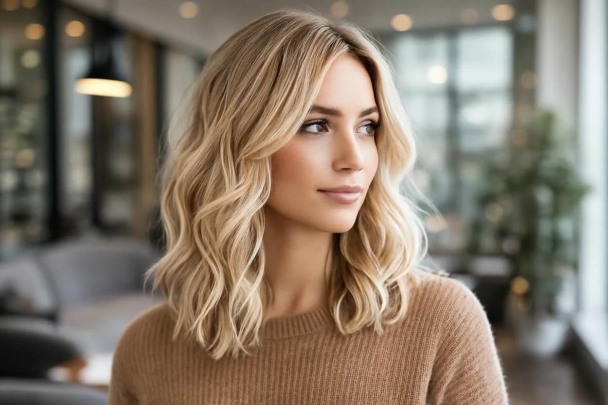 cheveux mi-longs calligraphy cut