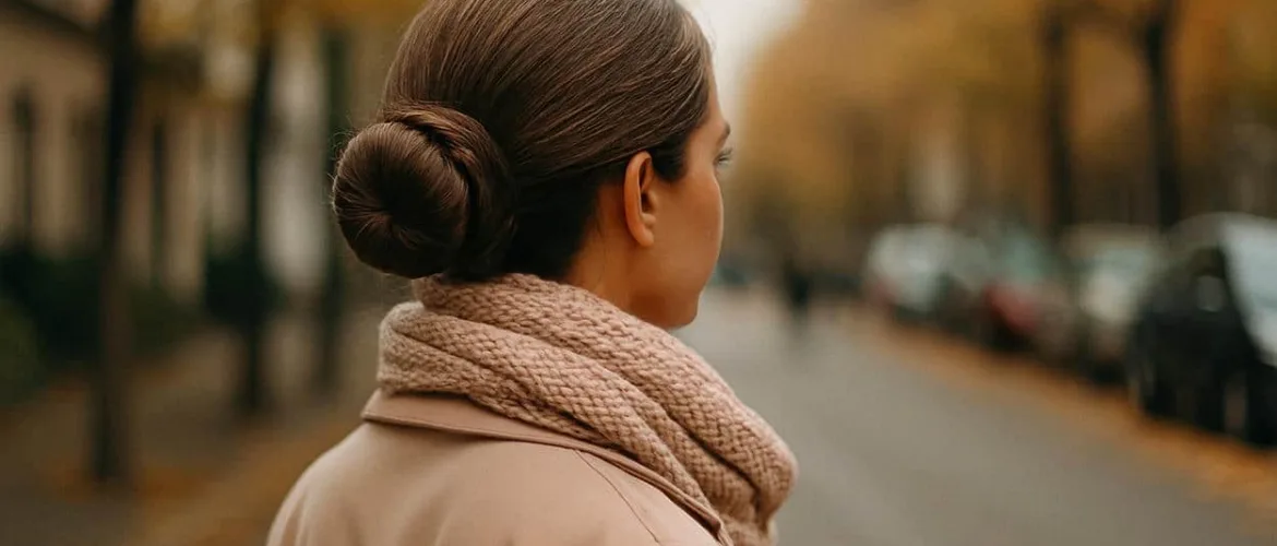 chignon de danseuse-coiffure anti-humidité