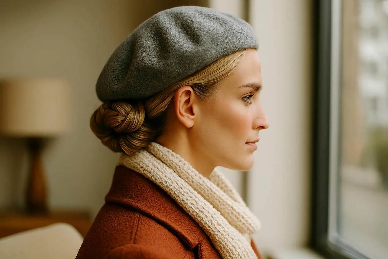 coiffure anti-humidité avec bonnet