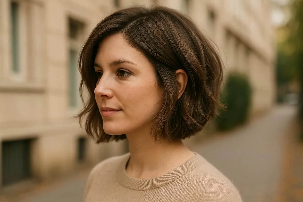 coupe carré calligraphy cut