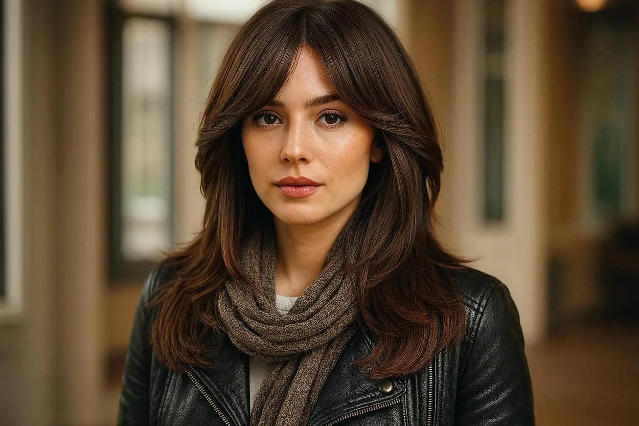 coupe papillon cheveux longs