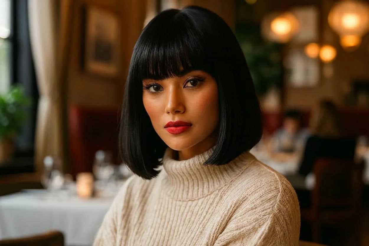 frange droite (rideau et effilée)