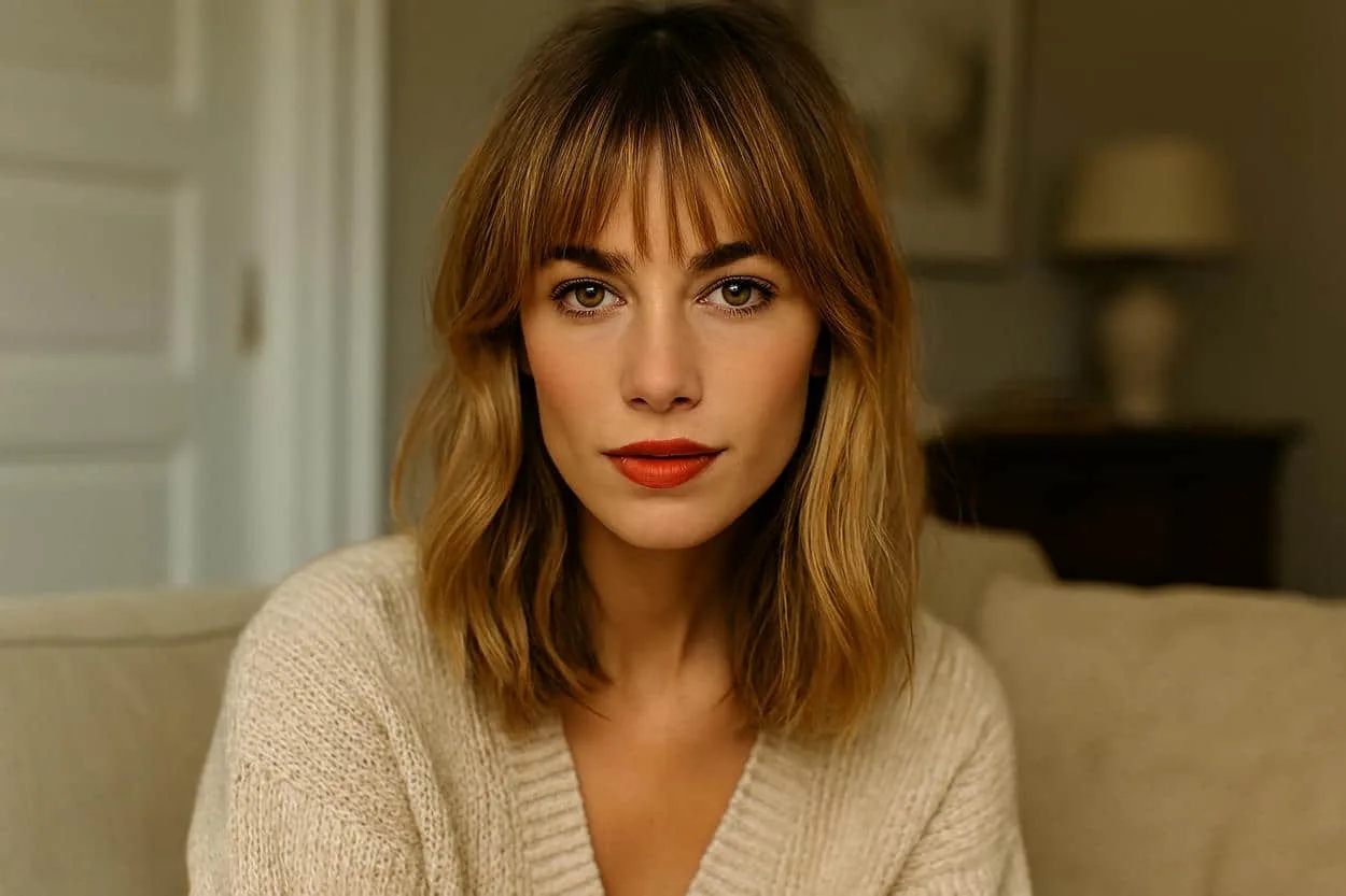 frange effilée (droite-rideau)