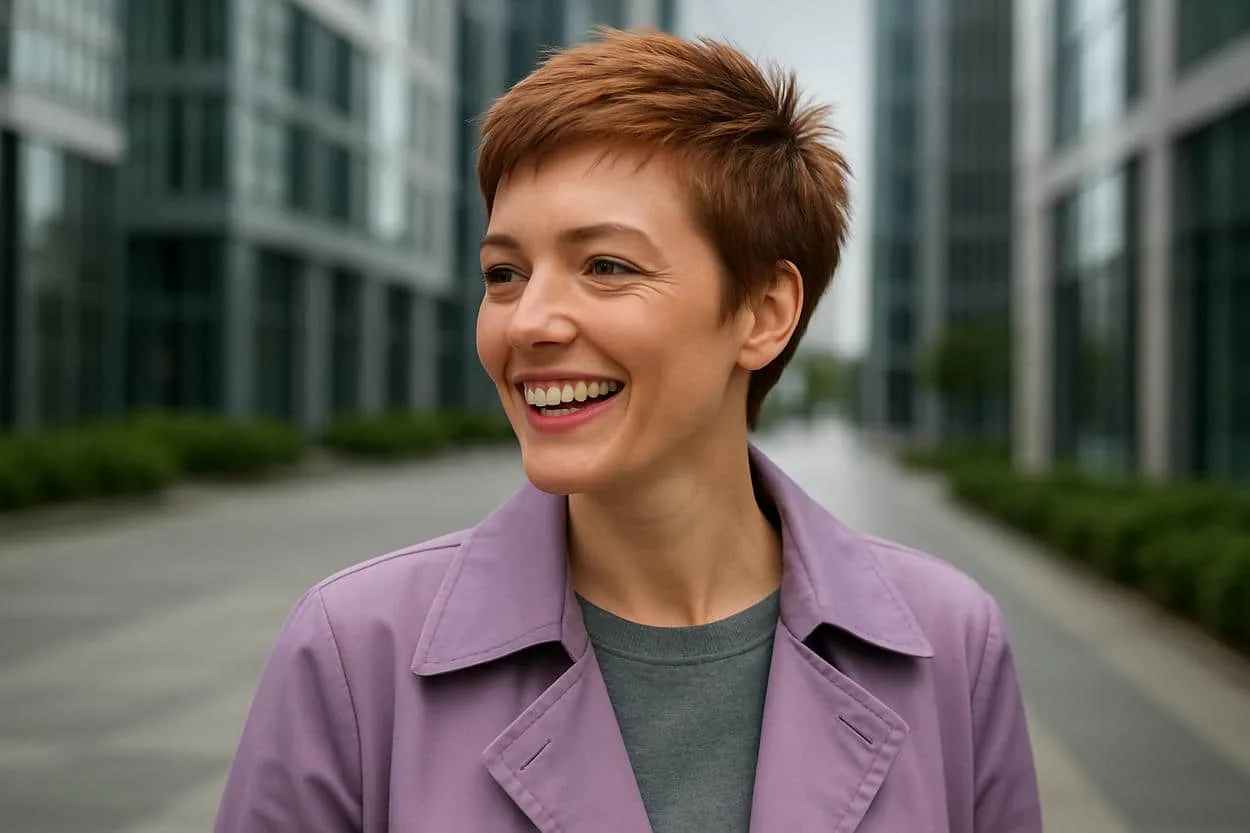 pixie-top coiffures faciles à vivre