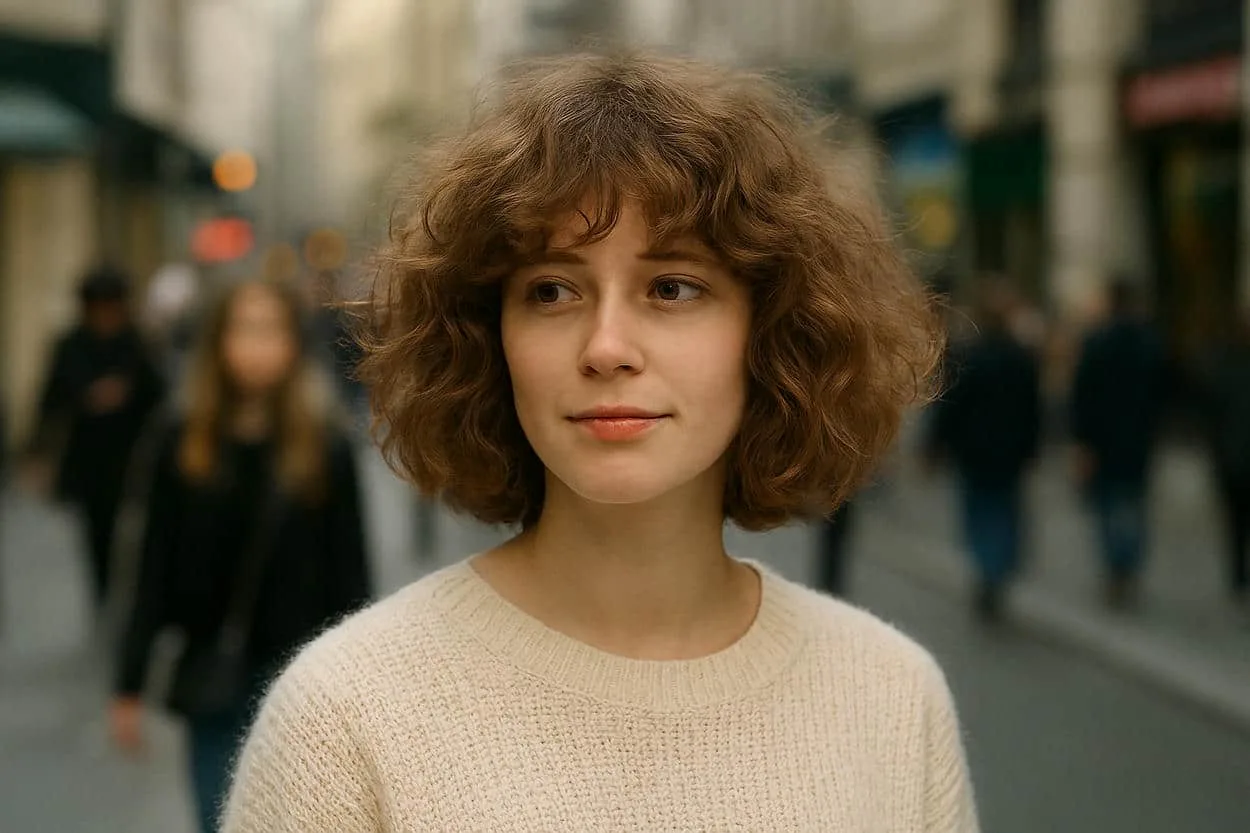 cheveux bouclés aériens cheveux bouclés aériens