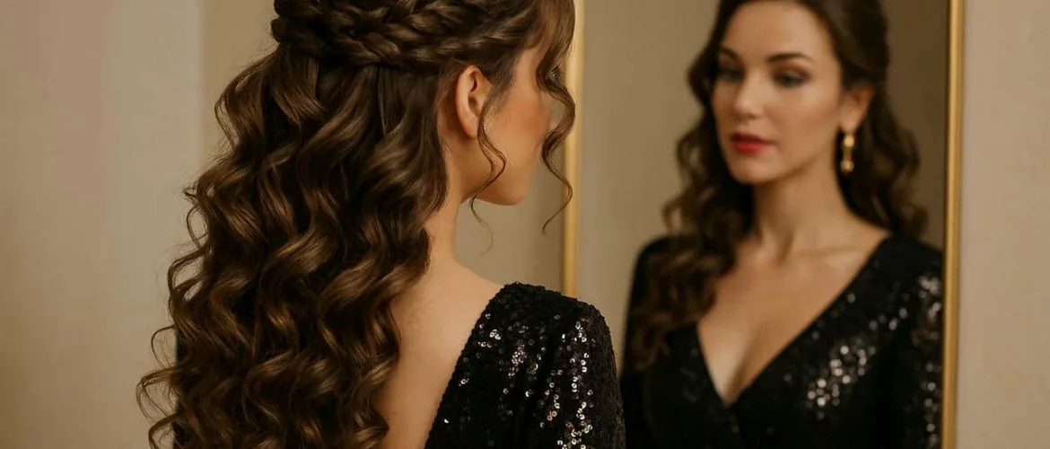 demi-attache bouclée nouvel an