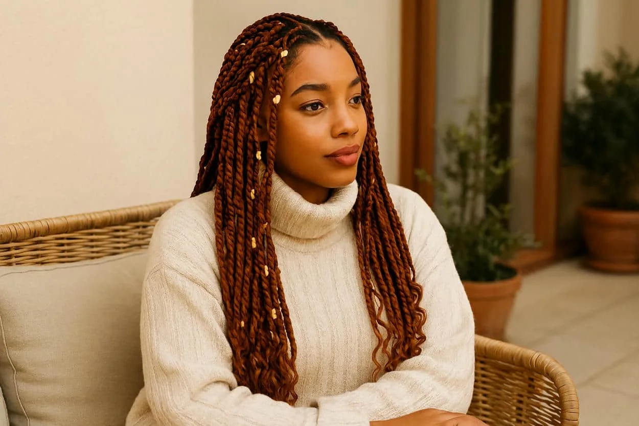 Knotless Braids (coiffure protectrice) Knotless Braids (coiffure protectrice)