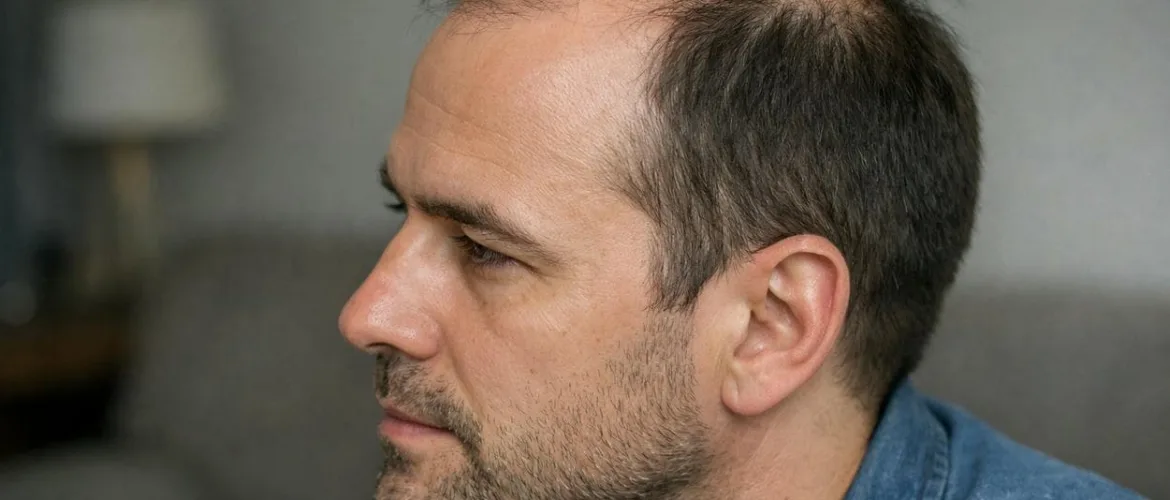 calvitie naissante (image en avant)