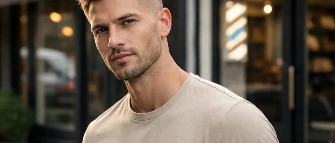 dégradé court homme