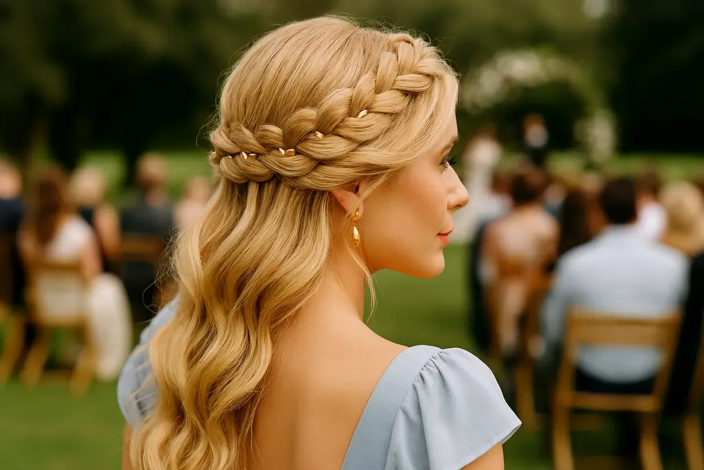 tresse couronne -bohème chic