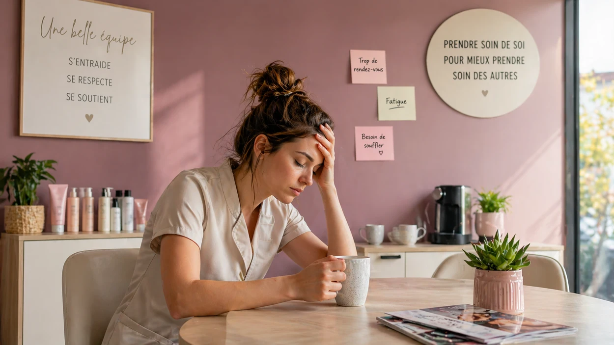 Fatigue silencieuse en salle de pause