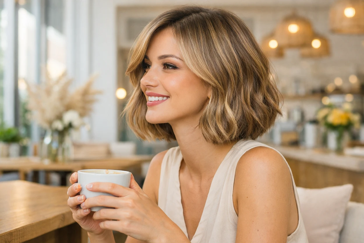 blond moka wavy