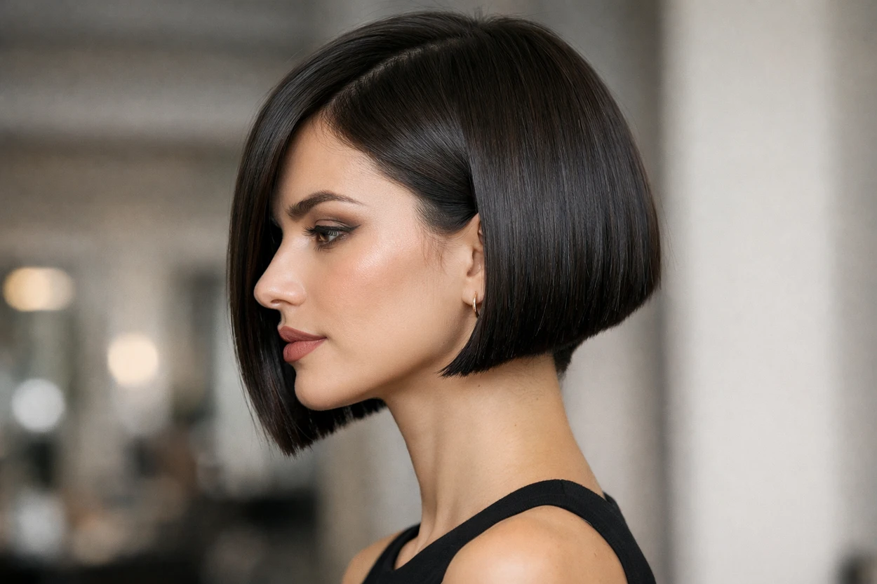 carré graphique au rasoir