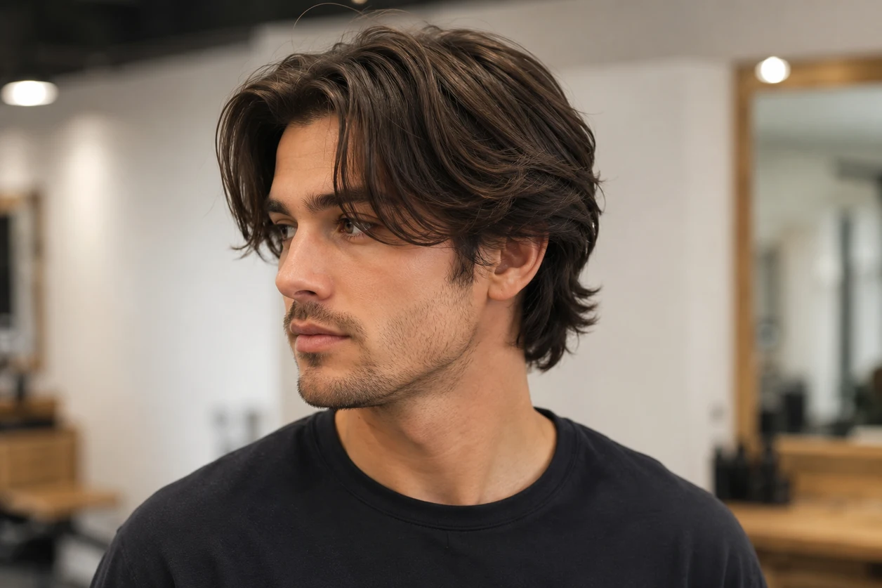 coupe mi longue homme