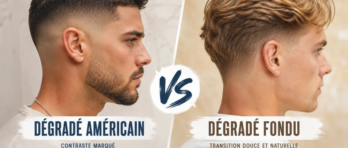 dégradé américain ou dégradé fondu