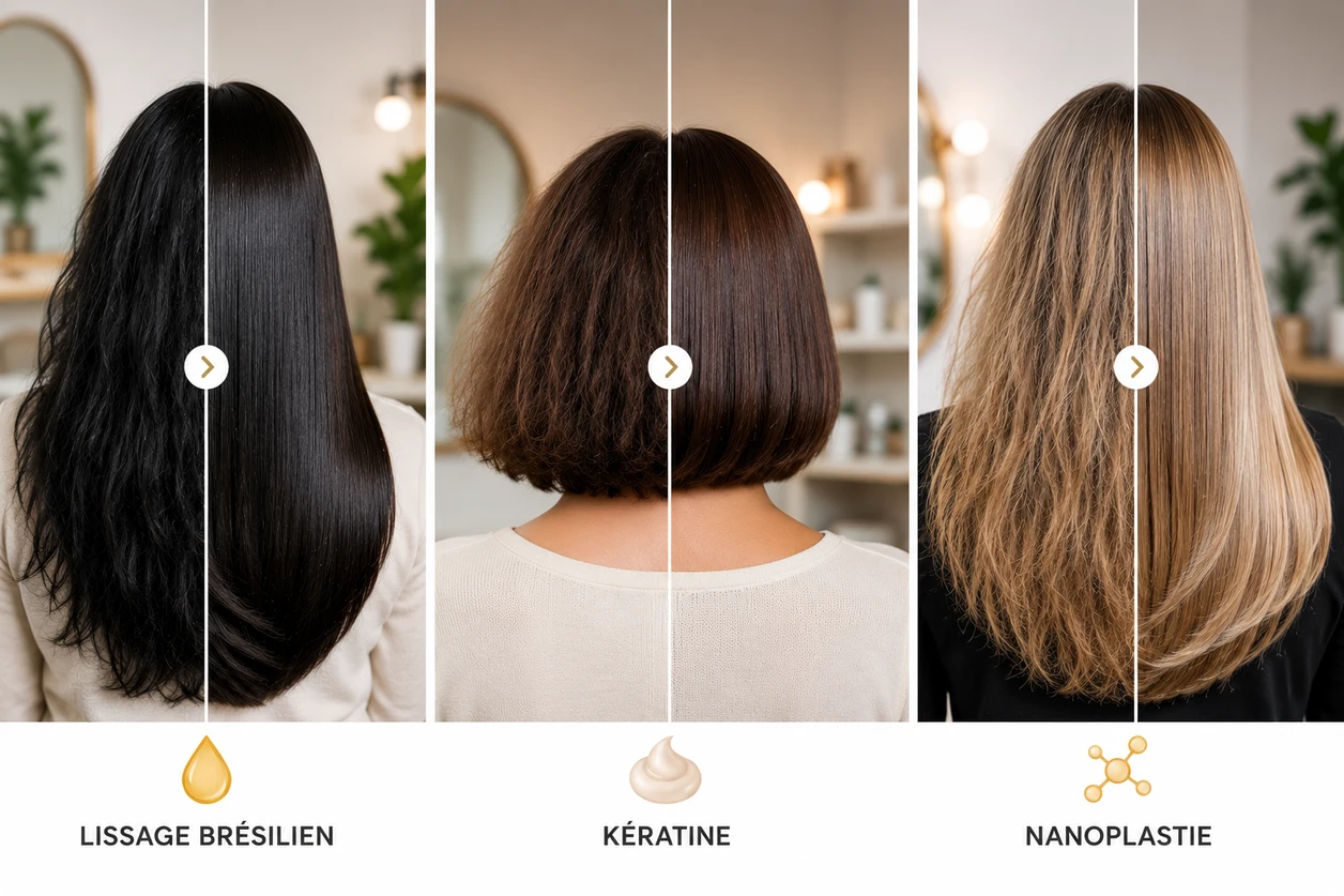 différences entre lissage brésilien, kératine et nanoplastie différences entre lissage brésilien, kératine et nanoplastie