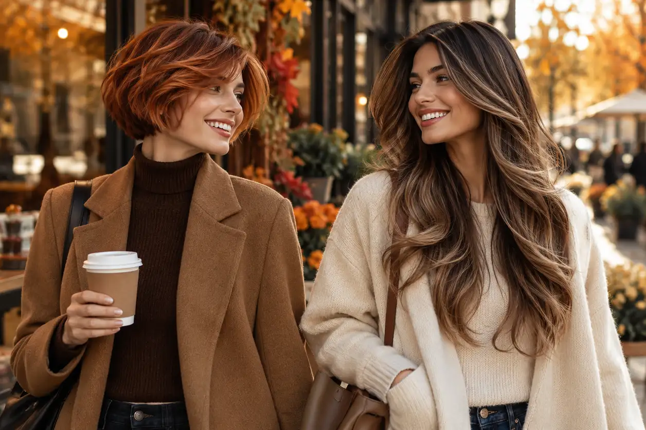 coupe court ou cheveux longs en automne